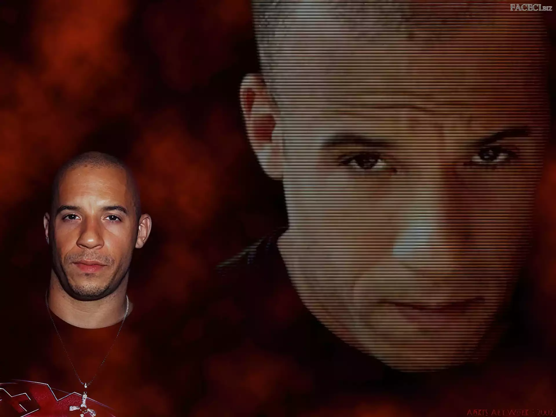 Vin Diesel, twarz